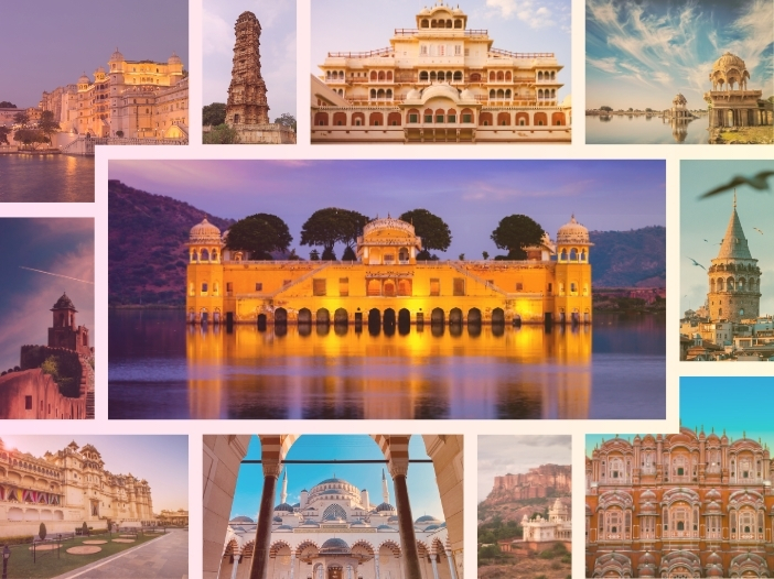 Golden triangle tour with rajasthan