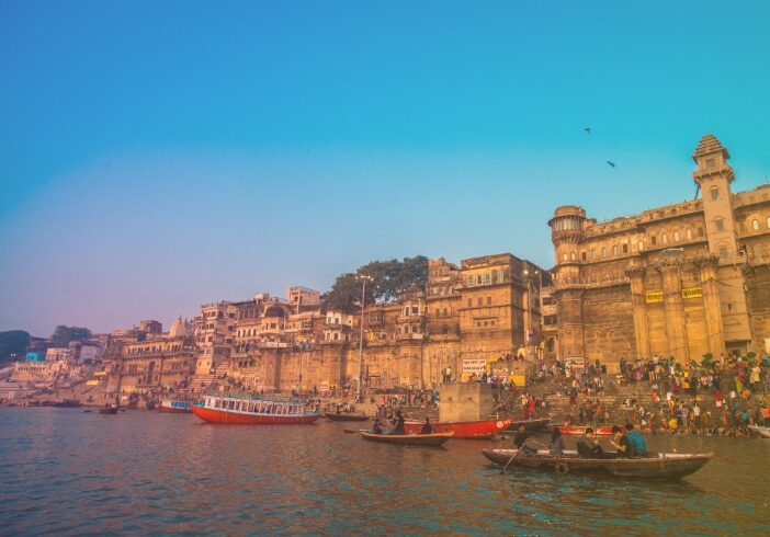 Golden triangle with varanasi