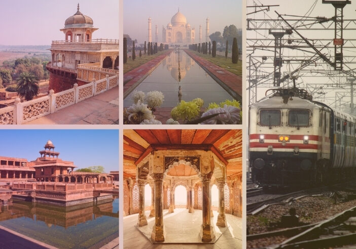 Taj Mahal tour by gatimaan express