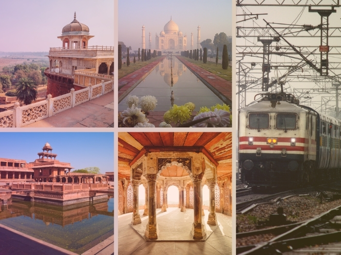 Taj Mahal tour by gatimaan express